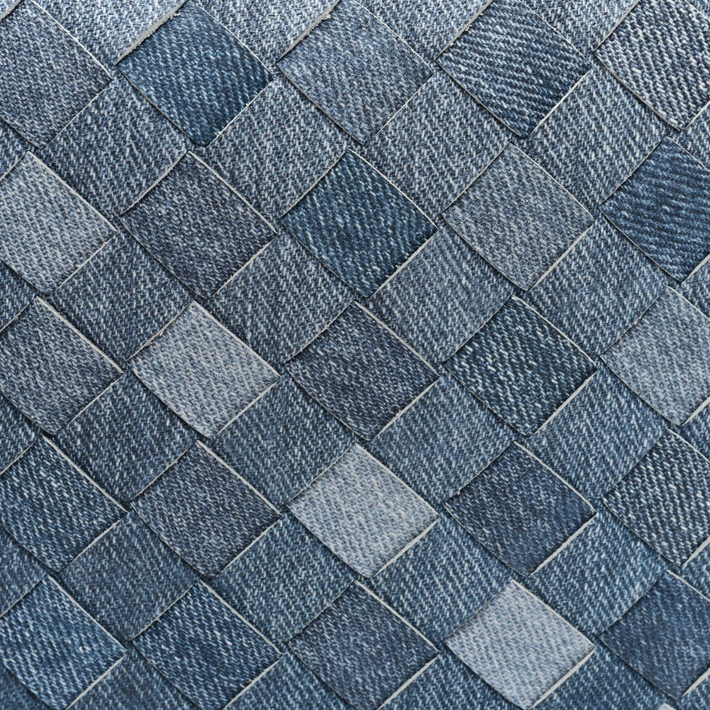 Nappa Denim Effect Intrecciato Teen Jodie Hobo Denim