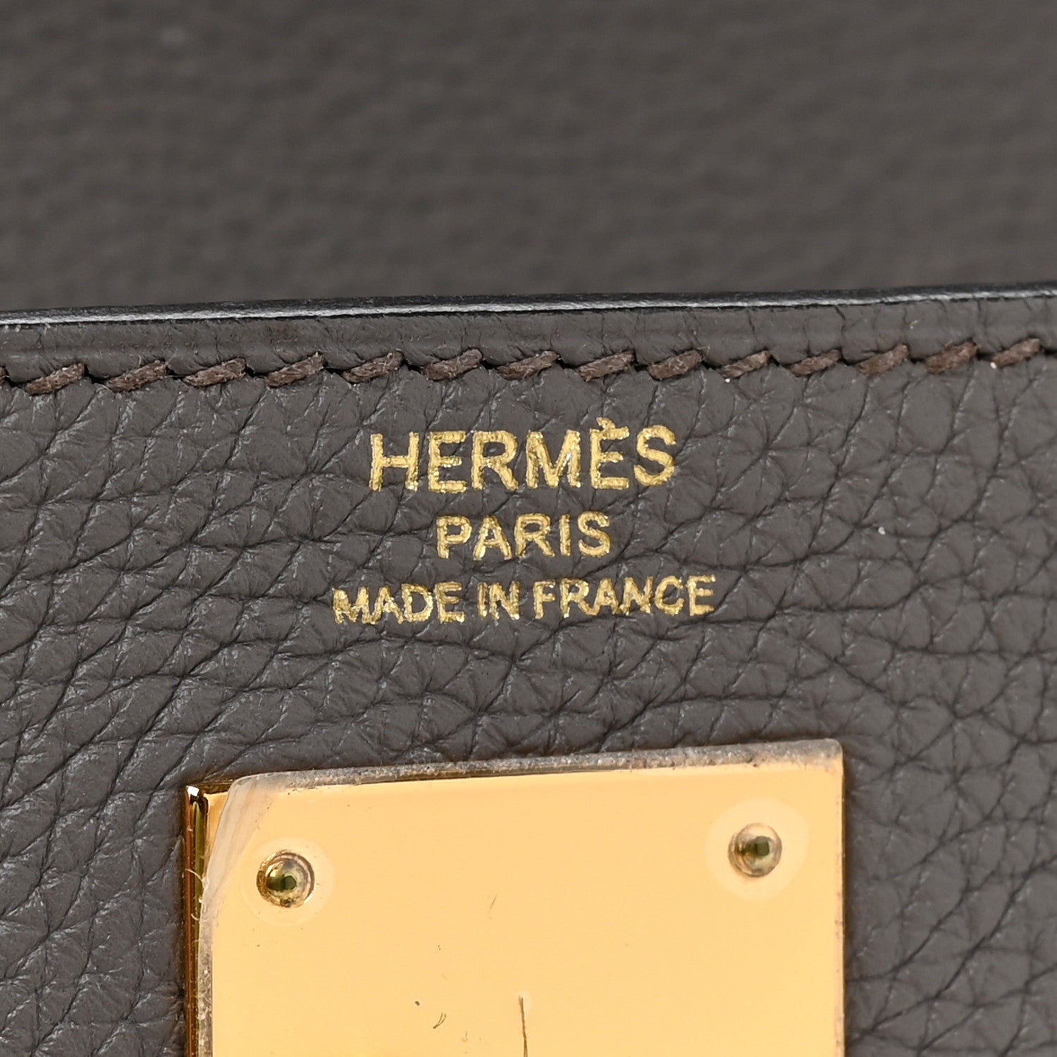 Hermes Togo Kelly Retourne 28 Etain 6 of 16