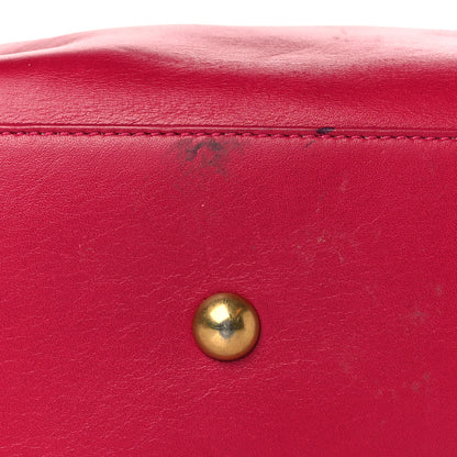 Saint Laurent Calfskin Classic Duffle Fuchsia 10 of 14