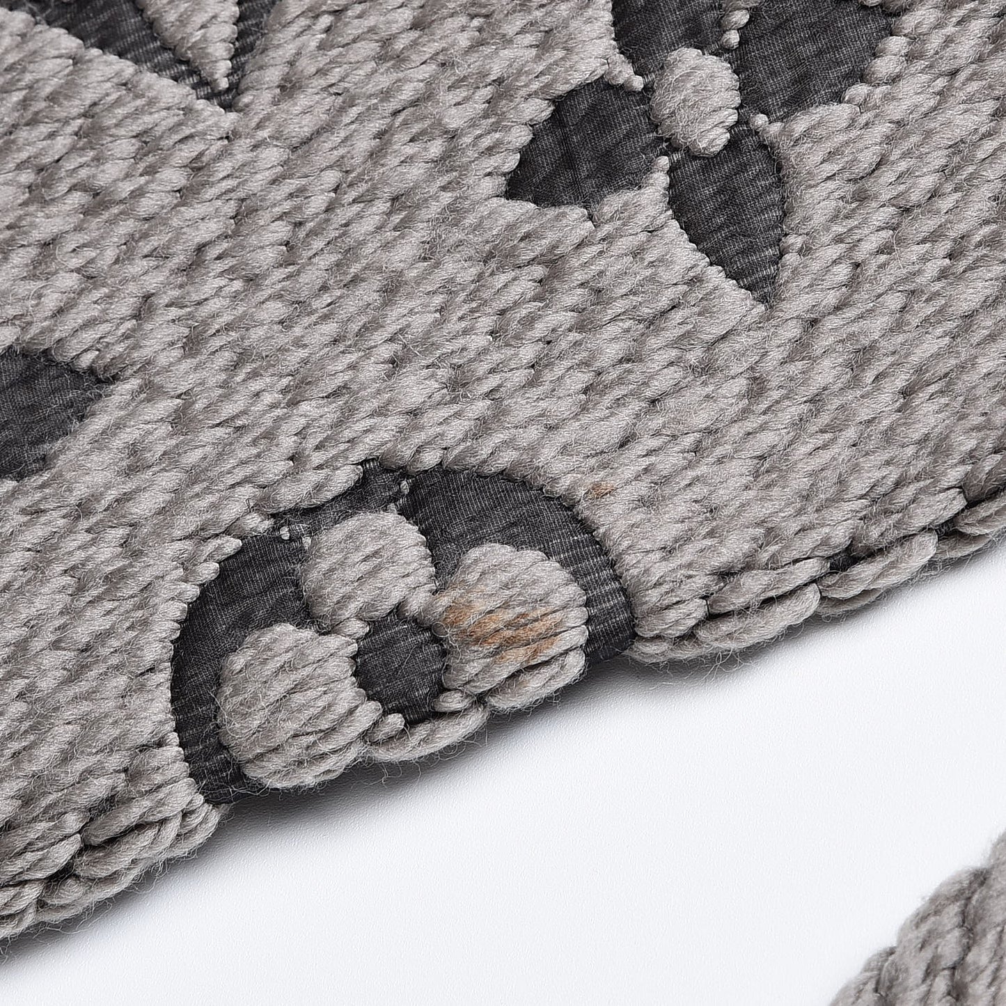 Wool Silk Logomania Scarf Verone