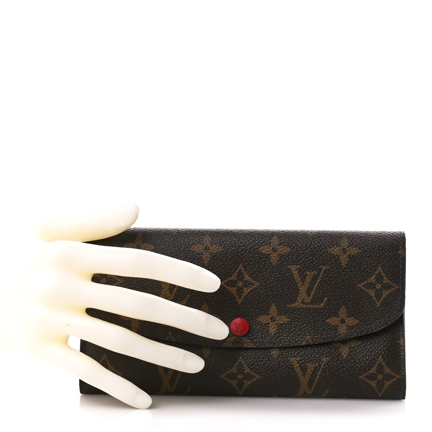 Monogram Emilie Wallet Rouge