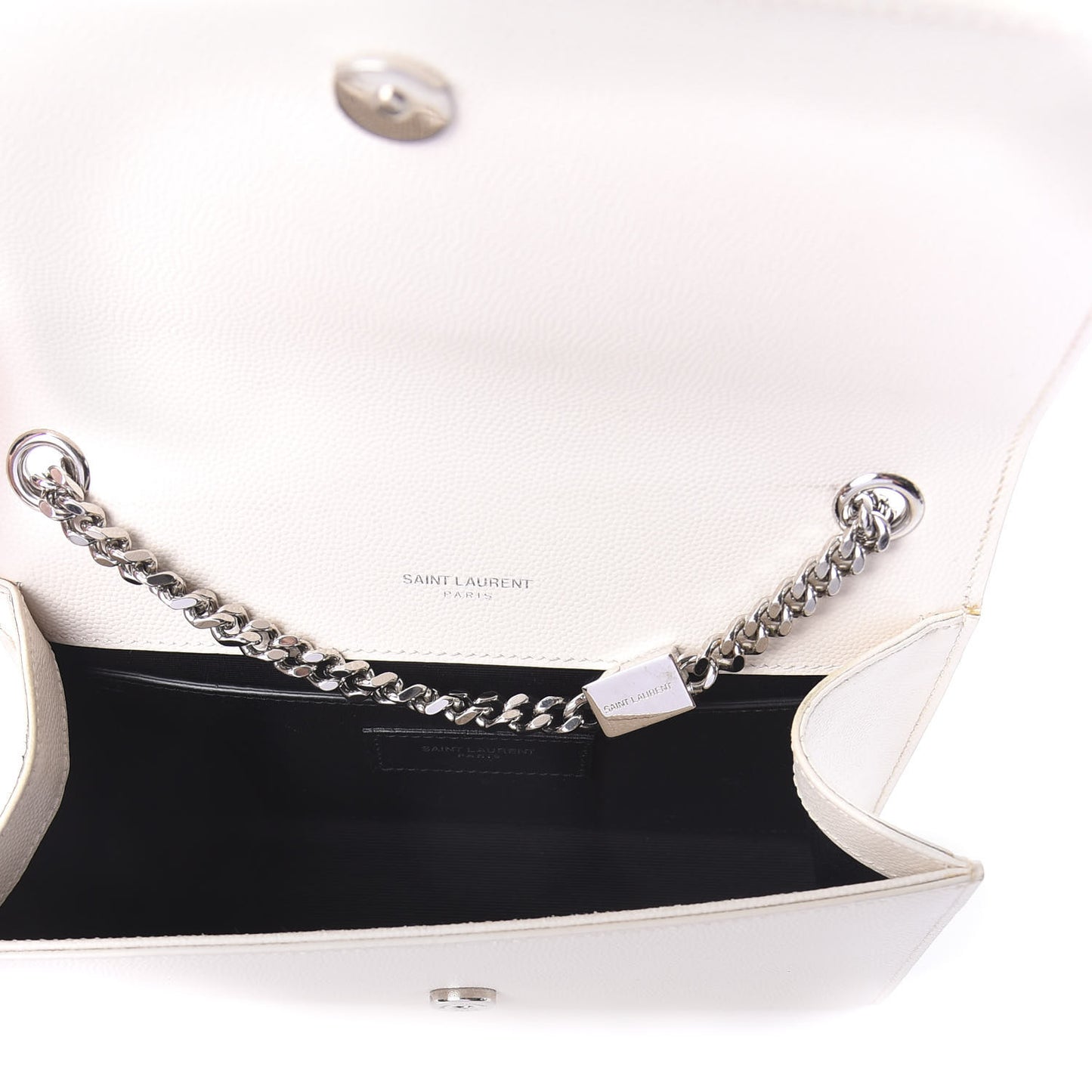 Grain De Poudre Small Monogram Kate Satchel Optical White