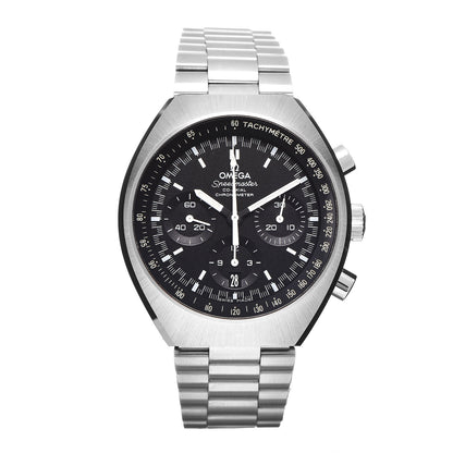 Omega Stainless Steel 42mm Speedmaster Mark ll Co-Axial Chronograph Automatic Watch Black 327.10.43.50.01.001 1 of 6