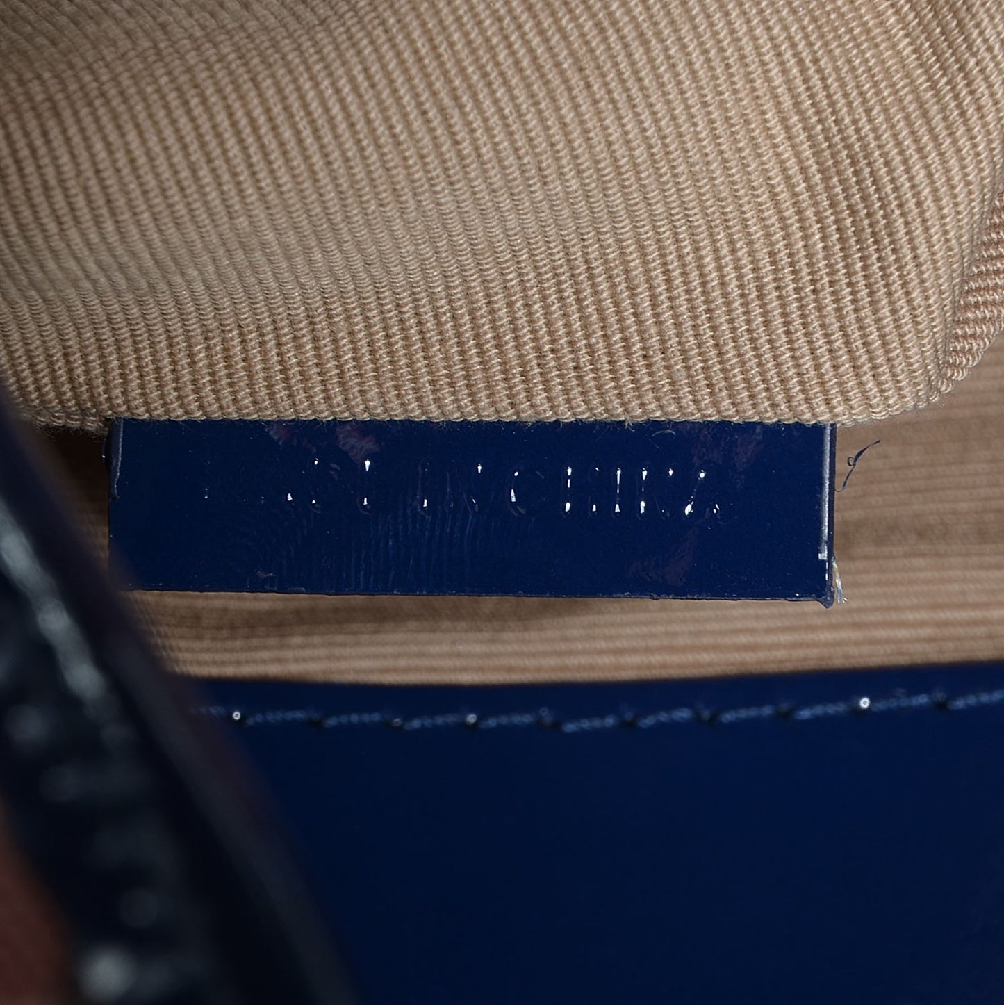 Patent Nova Check Brook Hobo Jet Blue