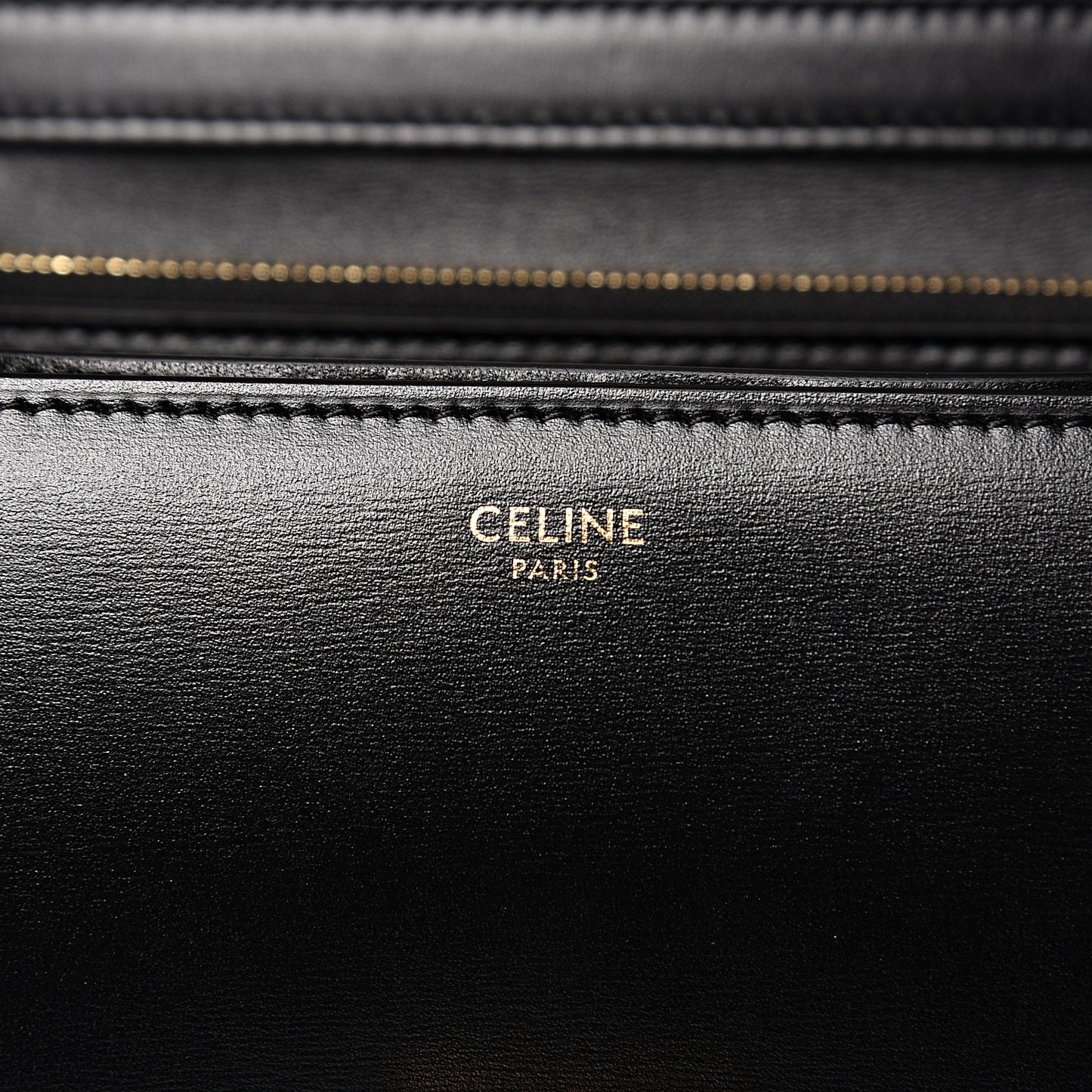 Box Calfskin Medium Classic Box Flap Bag Black