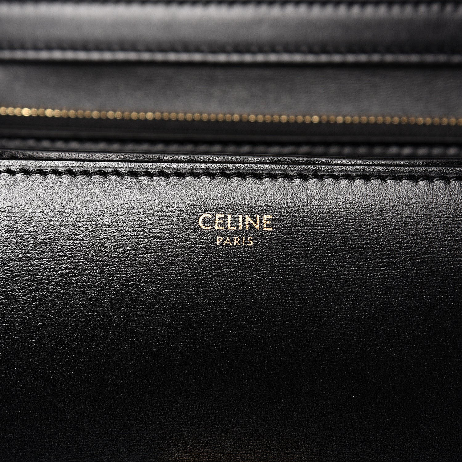 Celine Box Calfskin Medium Classic Box Flap Bag Black 5 of 8