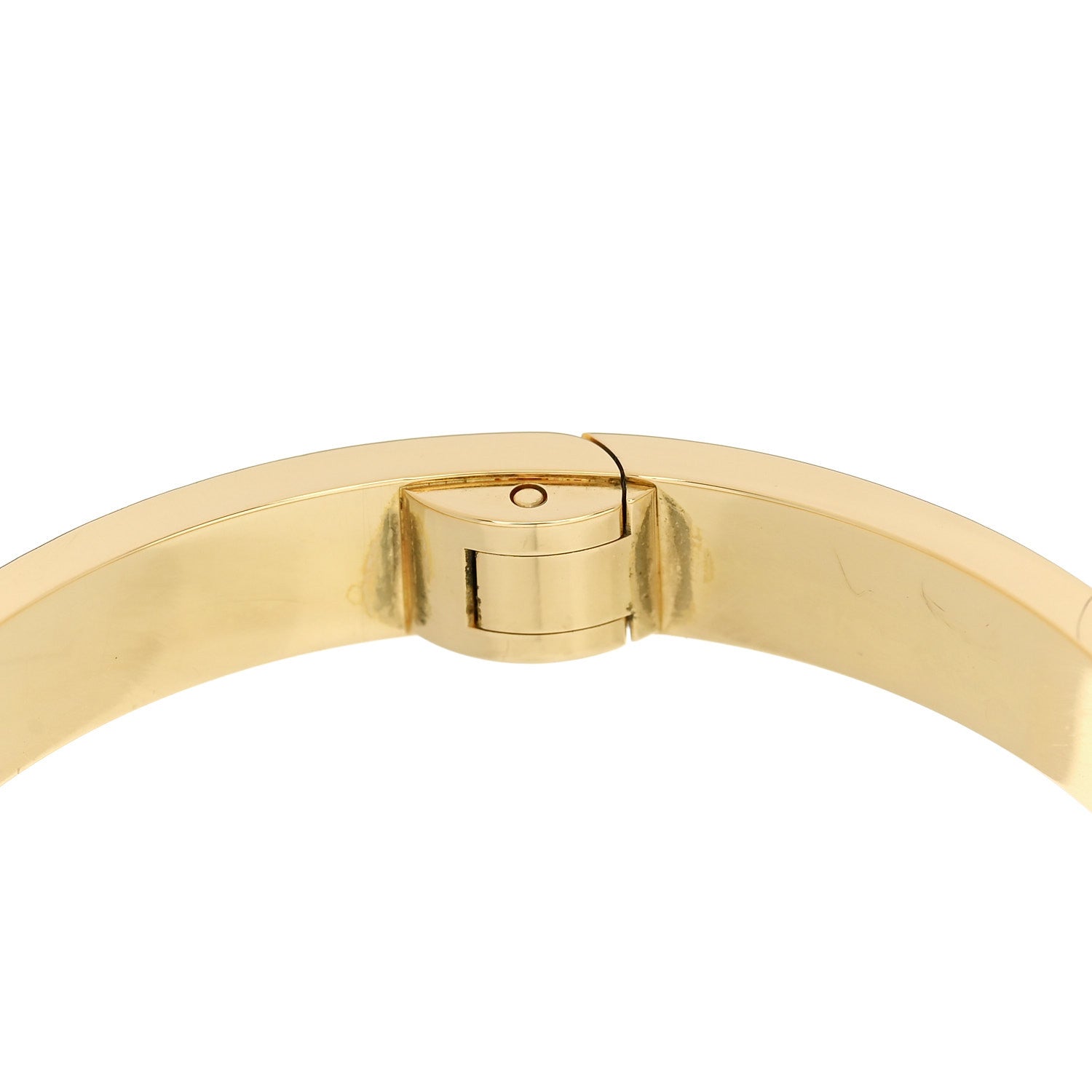 Cartier 18K Yellow Gold LOVE Single Screw Bracelet 16 8 of 9