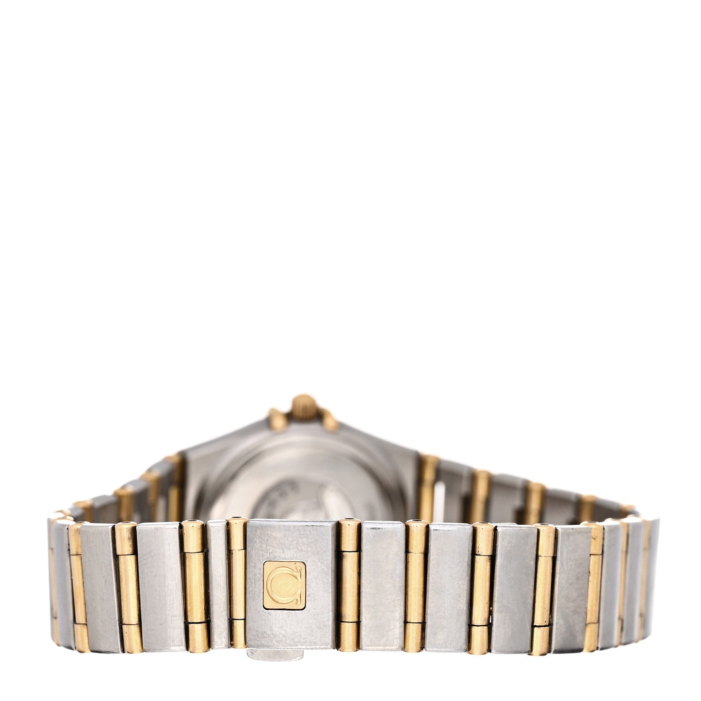 Stainless Steel 18K Yellow Gold 22mm Constellation Quartz Watch Champagne 1262.10