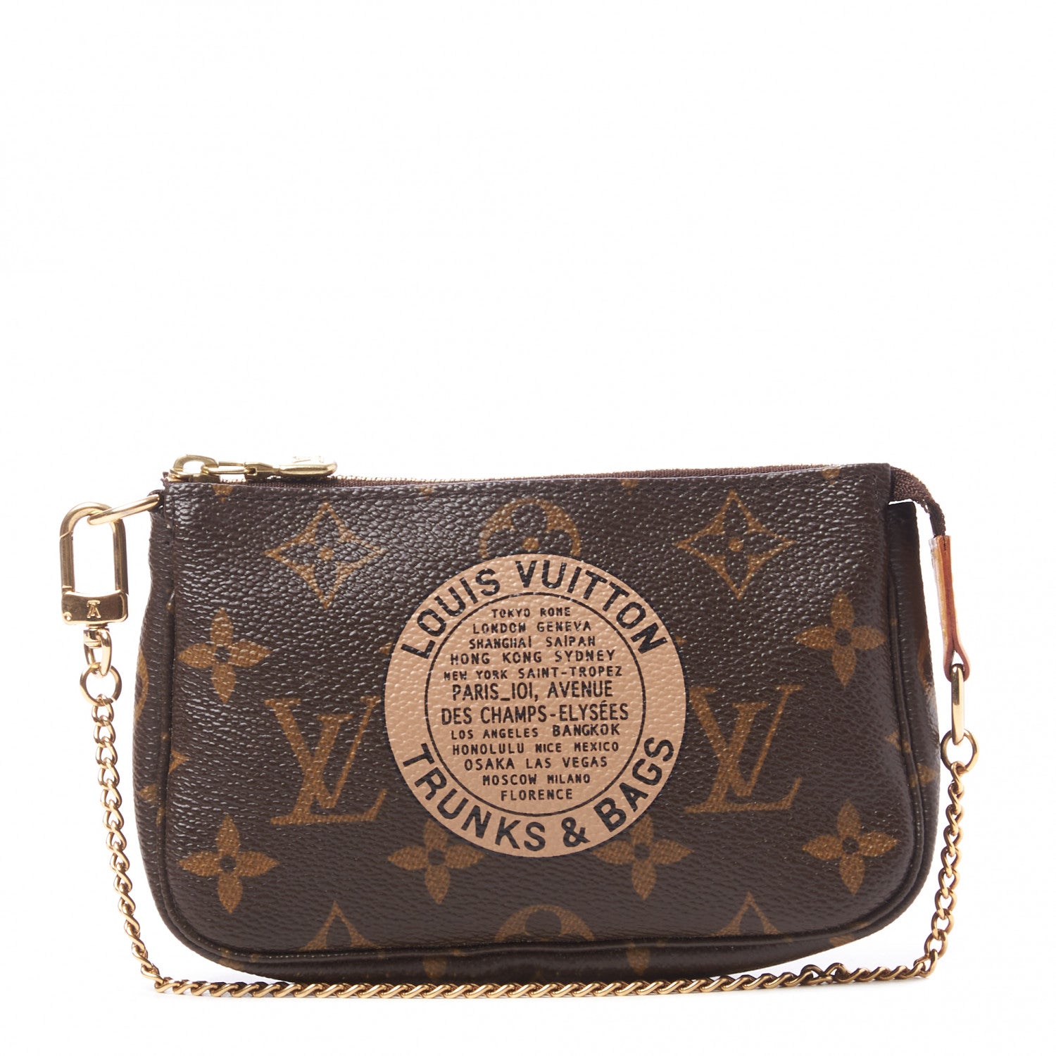 Louis Vuitton Monogram Complice Trunks and Bags Mini Pochette Accessories Beige 1 of 9