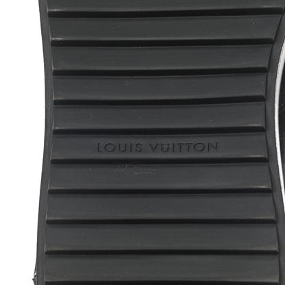 Louis Vuitton Suede Calfskin Shearling Snowdrop Flat Ankle Boot 37.5 Black 8 of 13