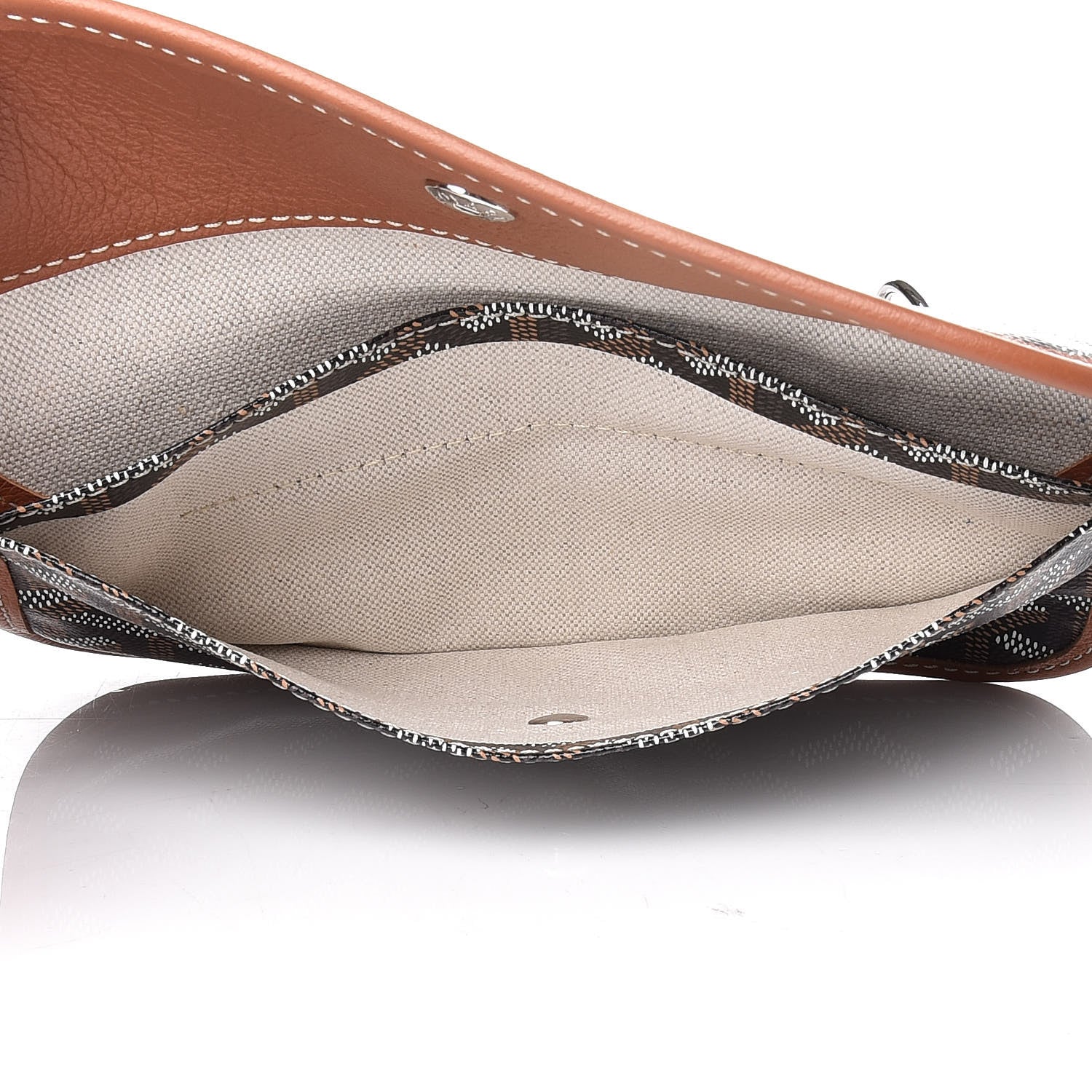 Goyard Goyardine Pouch Black Gold 5 of 6