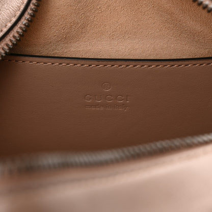 Gucci Calfskin Matelasse Small GG Marmont Chain Shoulder Bag Porcelain Rose 5 of 9