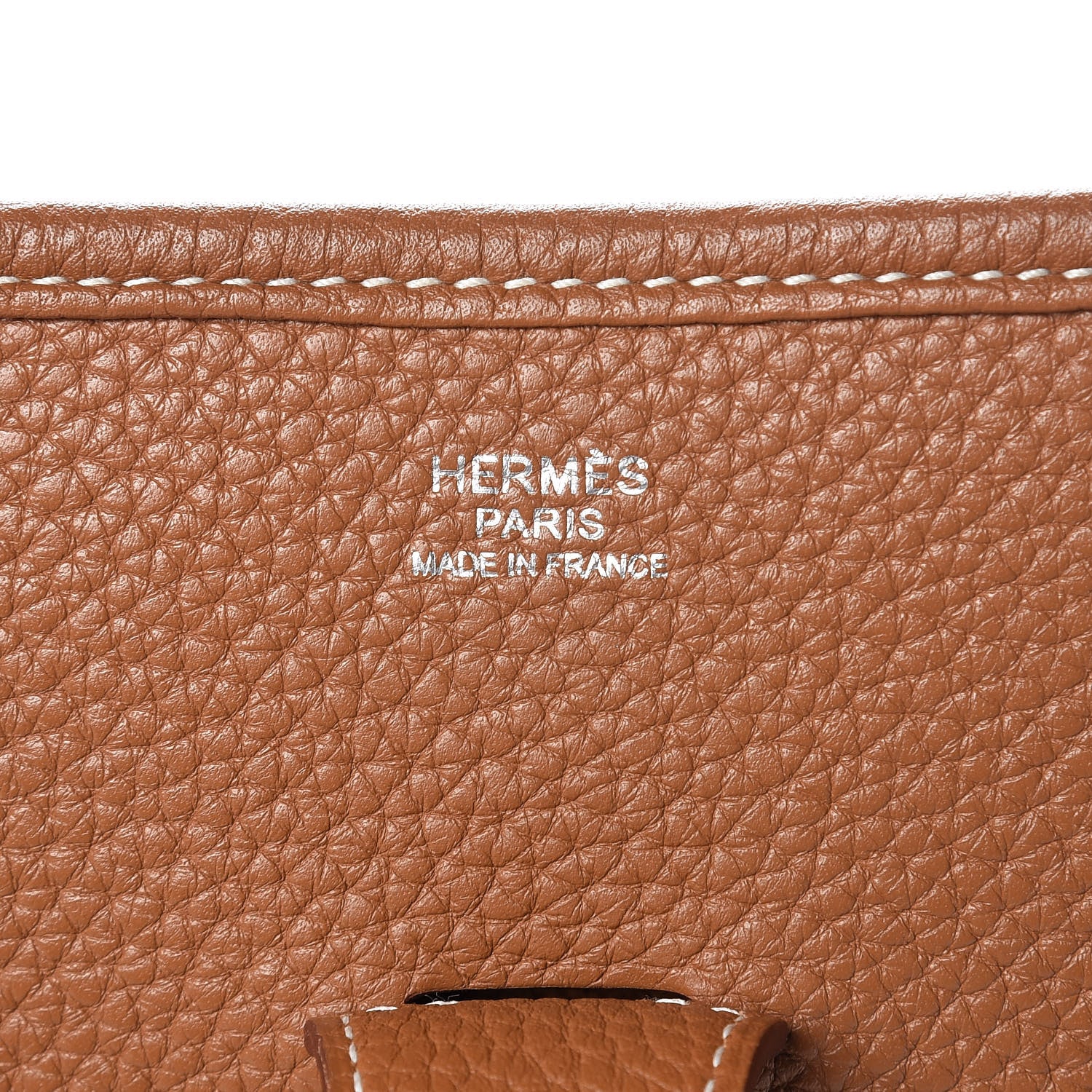 Hermes Taurillon Clemence Evelyne III GM Gold 6 of 8