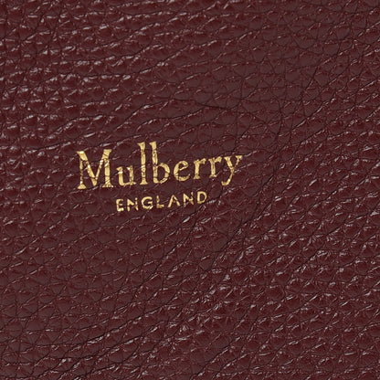 Mulberry Grained Calfskin Small Tyndale Bucket Bag Burgundy 8 of 10