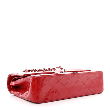 Chanel Patent Calfskin Quilted Medium Double Flap Red 4 of 20