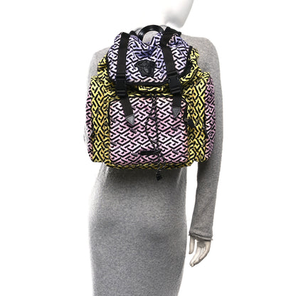 Versace Nylon Medusa Signature Backpack Multicolor 2 of 10