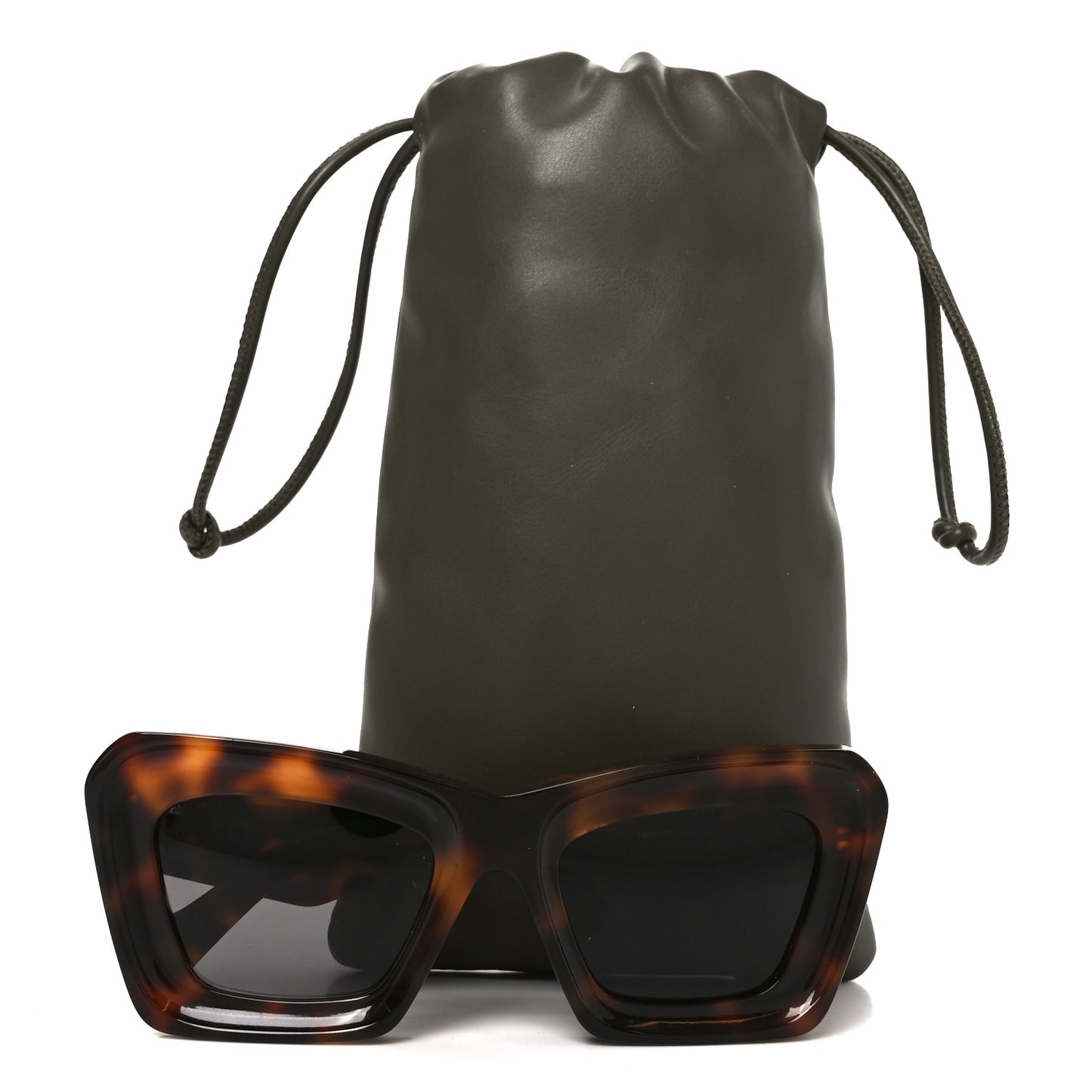 Acetate Anagram Cat Eye Sunglasses LW40145I Havana