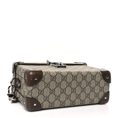 Gucci GG Supreme Monogram Globe-Trotter Beauty Case Brown 4 of 9