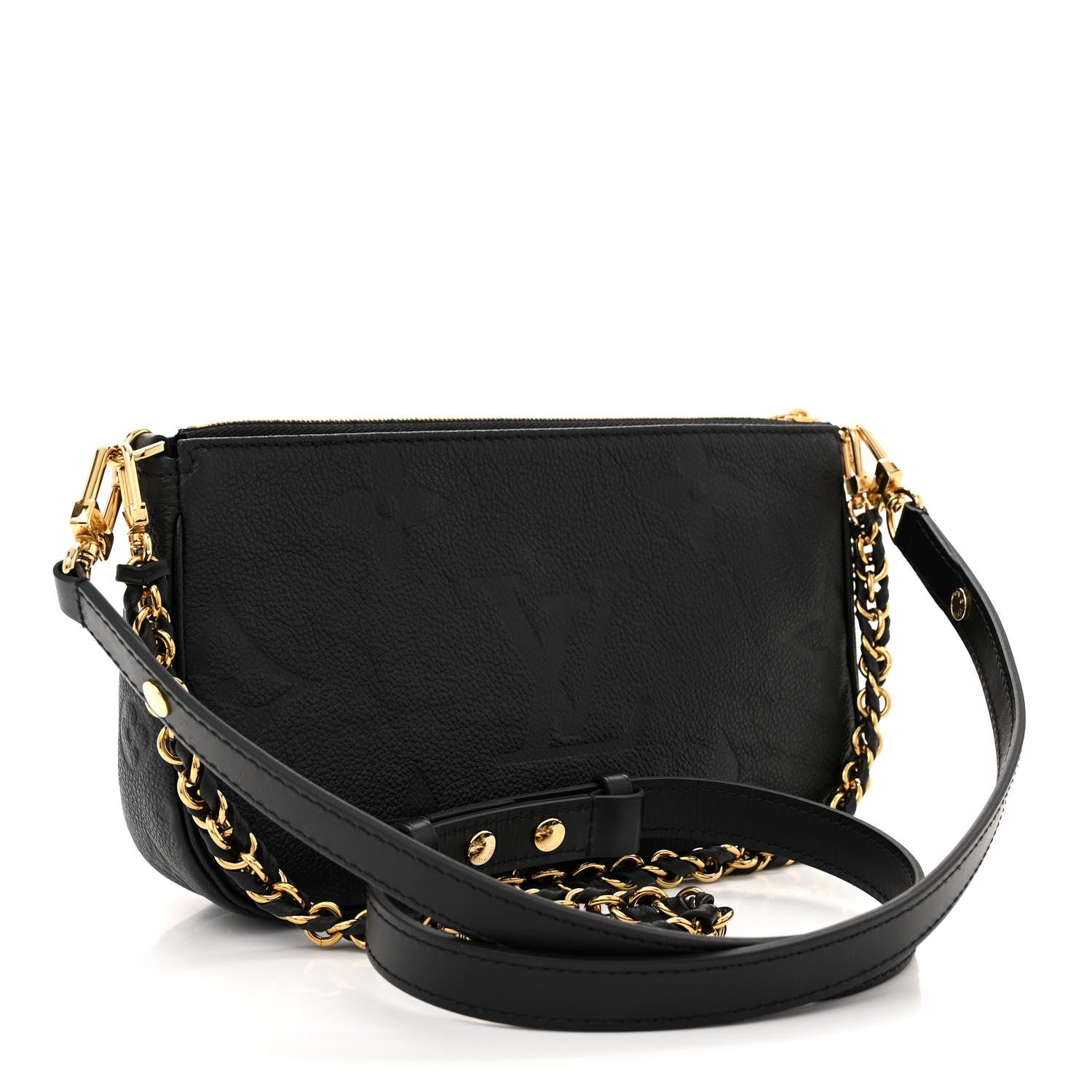 Louis Vuitton Empreinte Monogram Giant Multi Pochette Accessories Black 3 of 11
