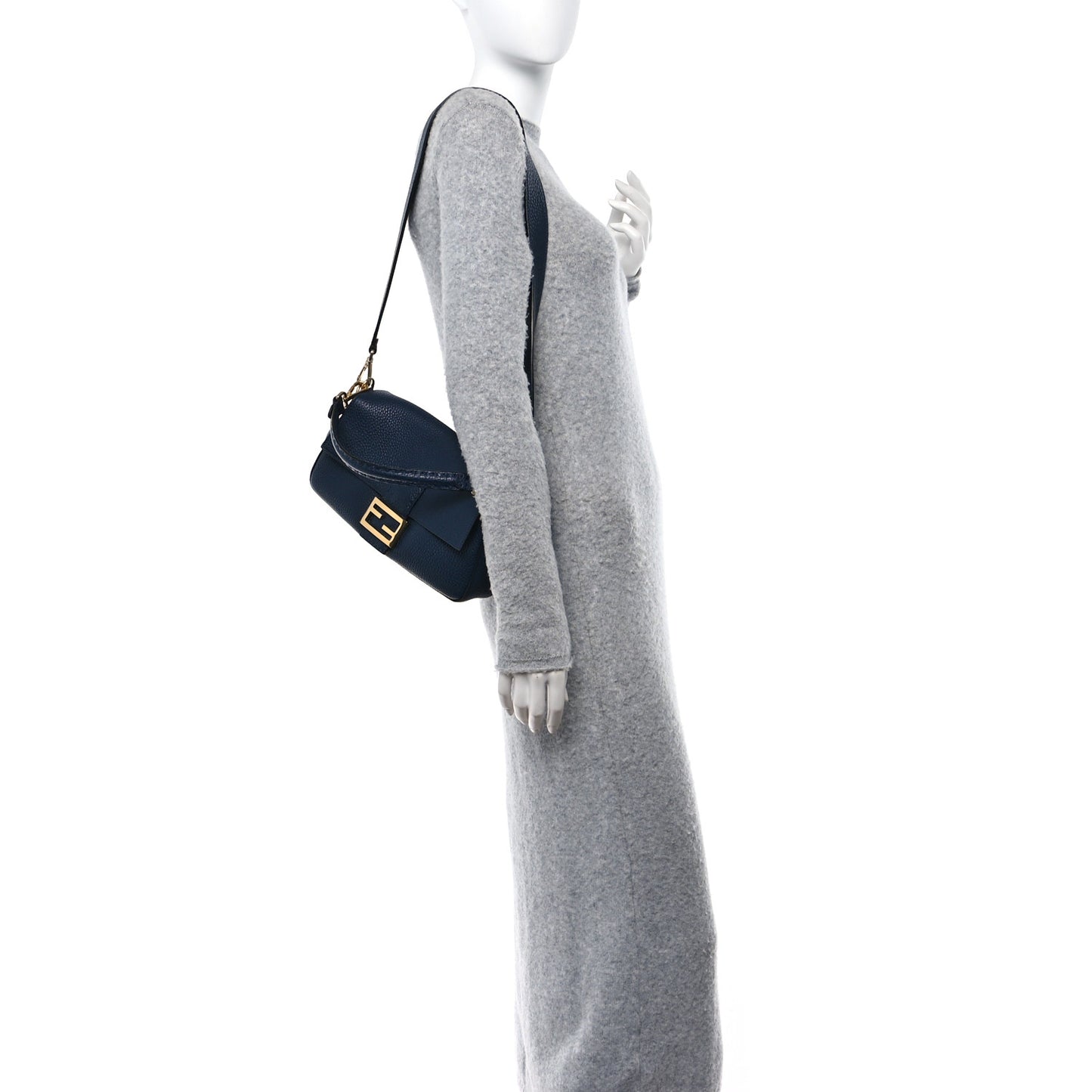 Cuoio Romano Selleria Baguette Dark Blue