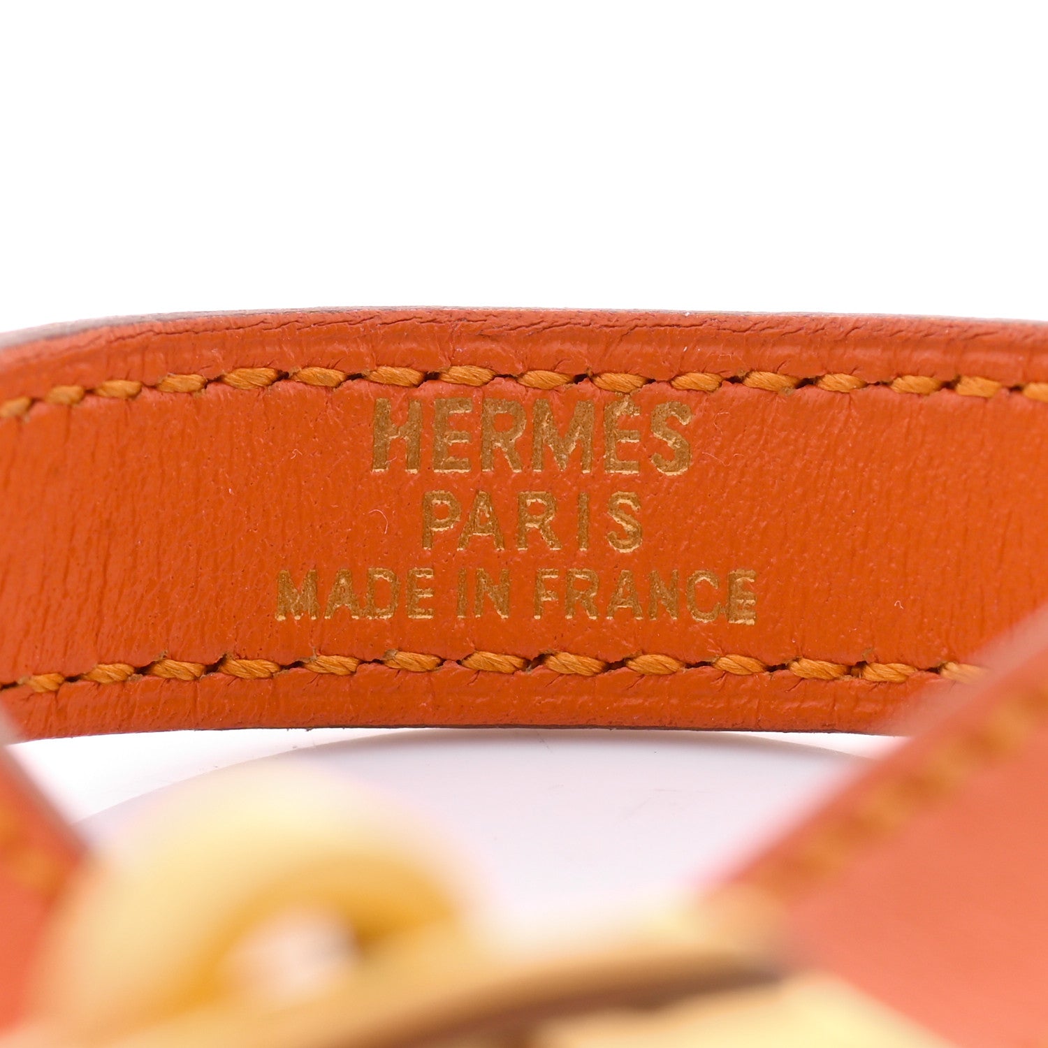 Hermes Box Kelly Double Tour Bracelet S Orange 4 of 5