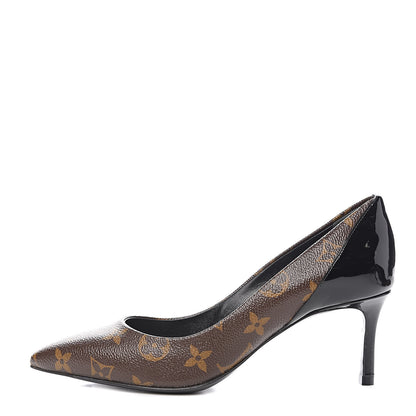 Louis Vuitton Monogram Cherie Pumps 36 Black 1 of 13