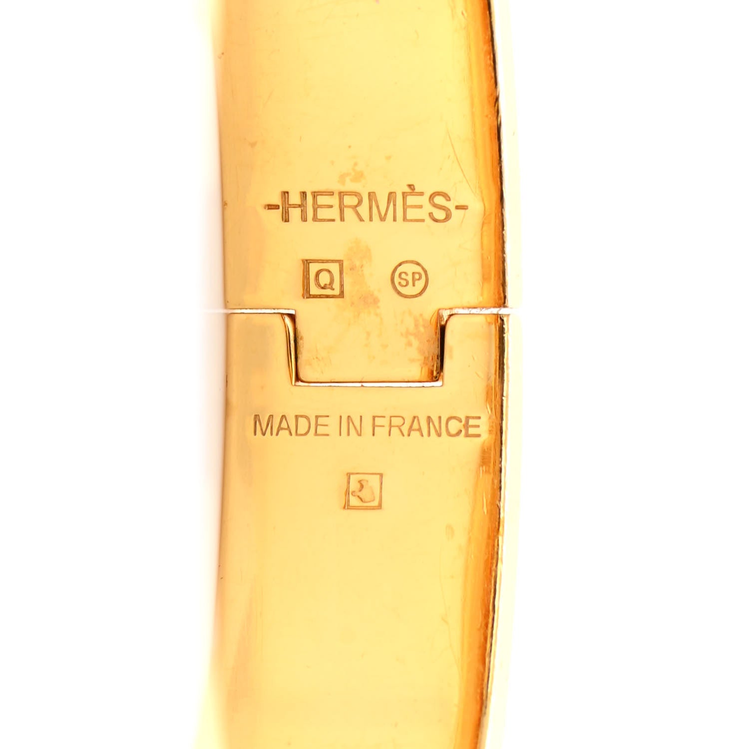 Hermes Enamel Narrow Clic Clac H Bracelet PM White 4 of 6