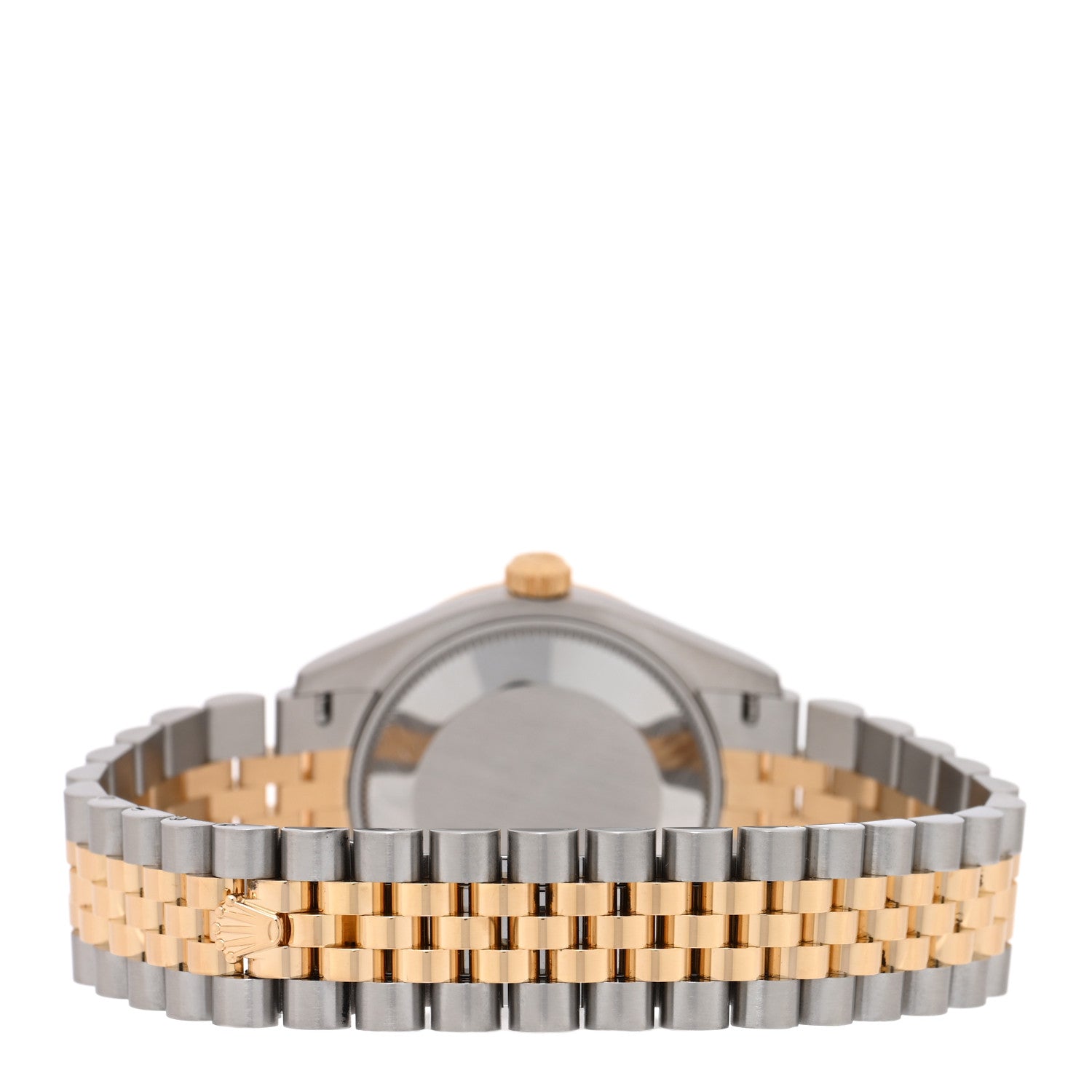 Rolex Stainless Steel 18K Yellow Gold Diamond 31mm Oyster Perpetual Datejust Watch Dark Grey 278273 3 of 5