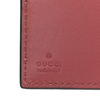 Gucci GG Supreme Monogram Blooms French Flap Wallet Beige Multicolor Dry Rose 7 of 9