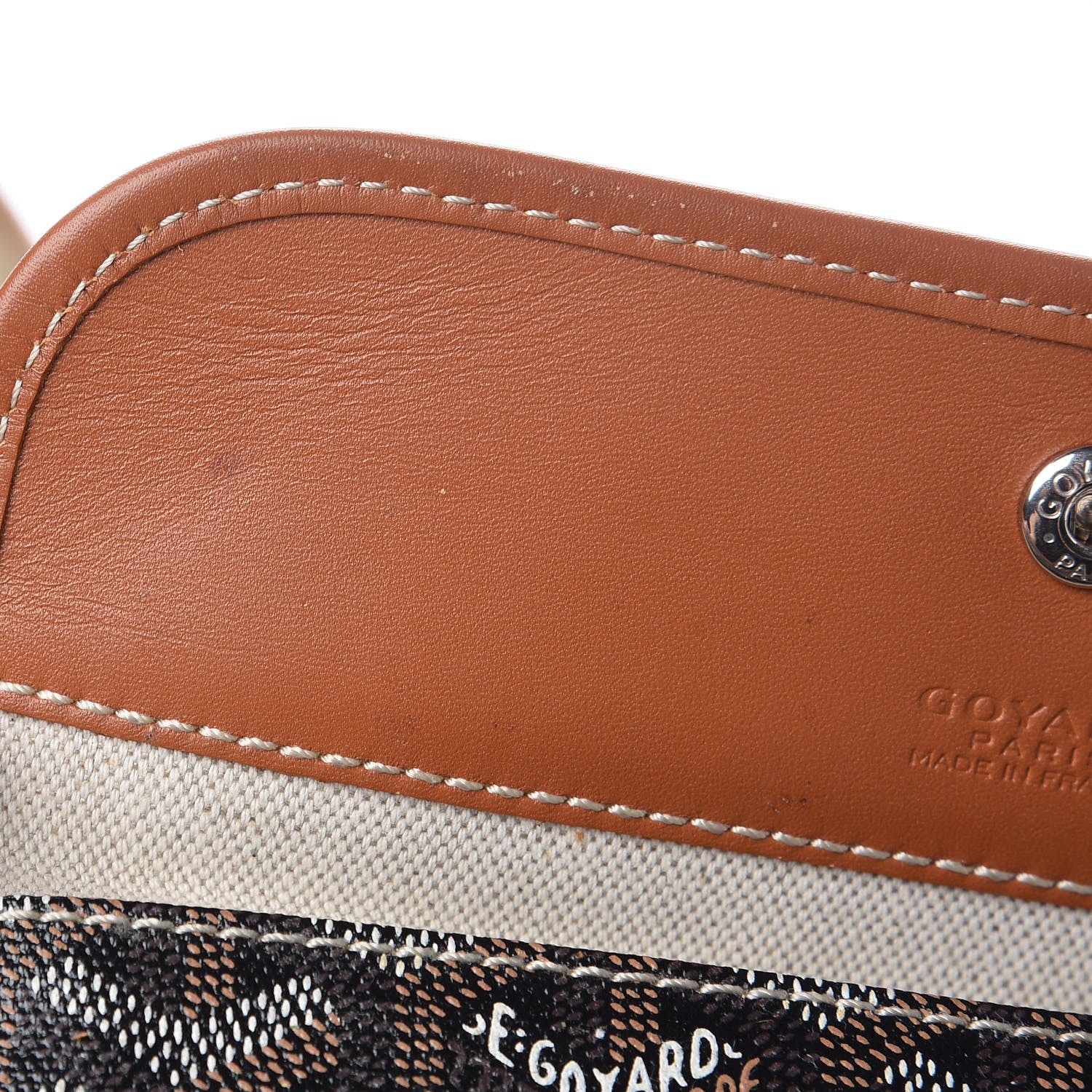 Goyard Goyardine Saint Louis GM Black Gold 24 of 56