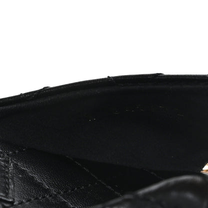 Chanel Lambskin Quilted Chain CC Sandals 39 Black 9 of 9