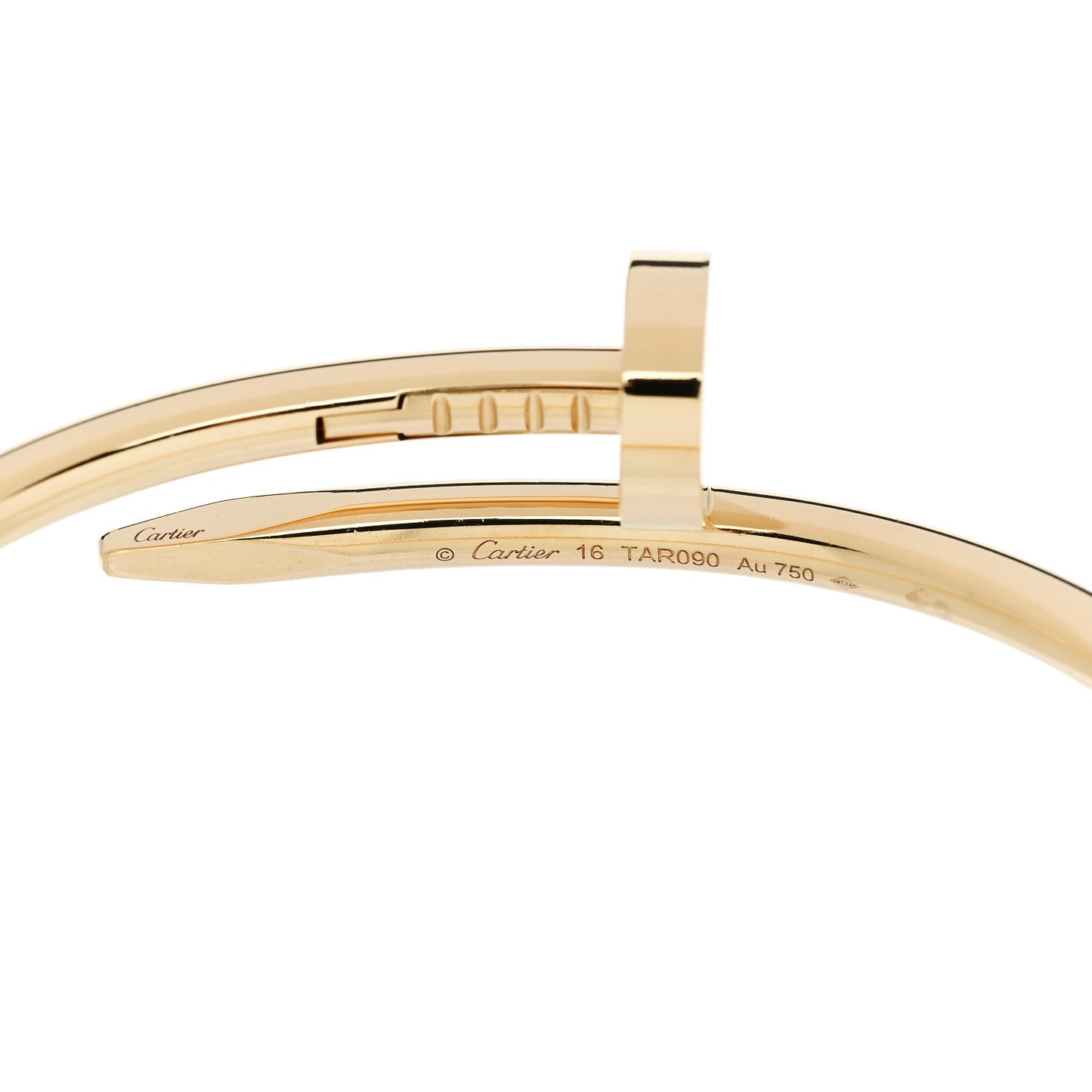 18K Yellow Gold Juste Un Clou Bracelet 16