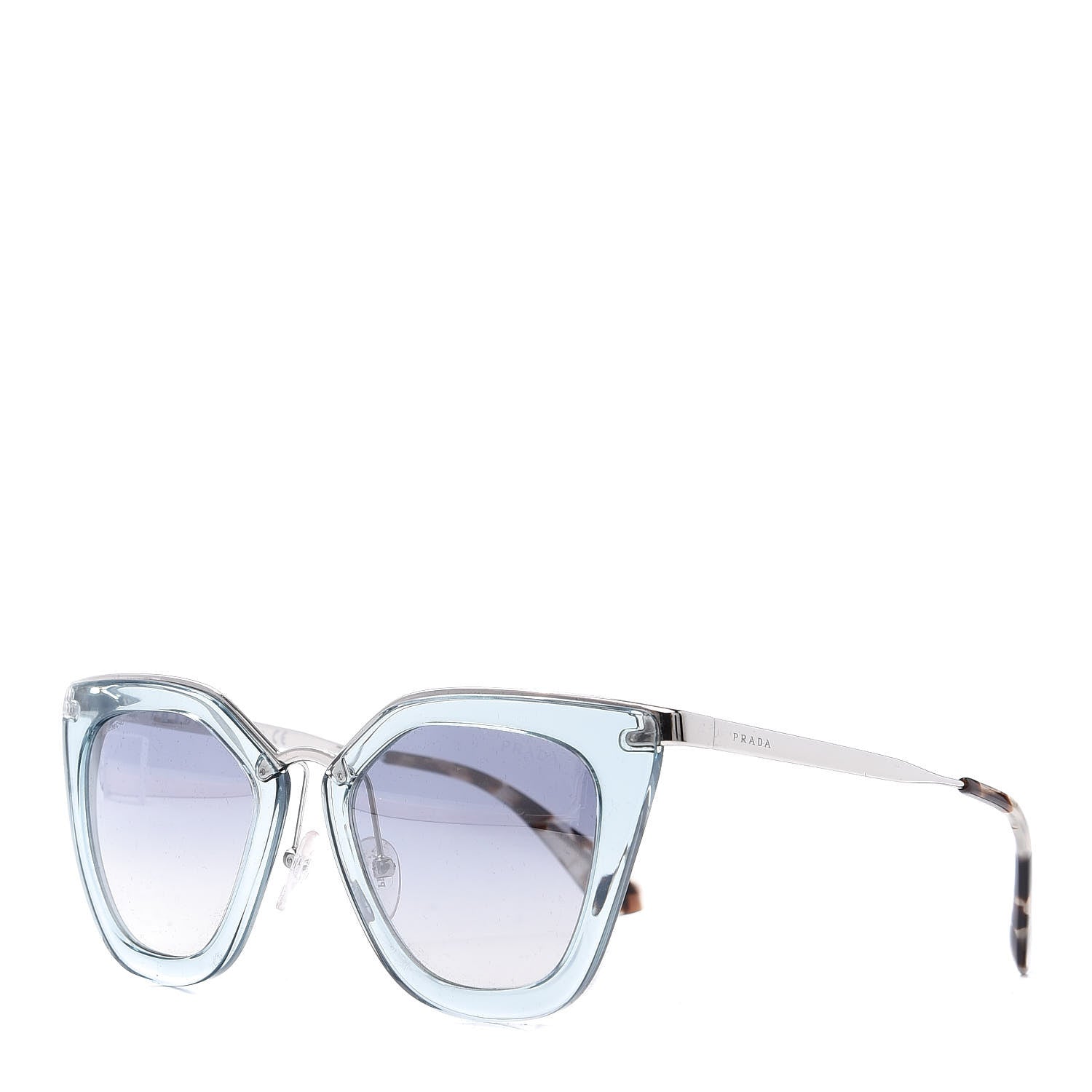 Prada Cinema Sunglasses SPR 53S Transparent Light Blue 1 of 7