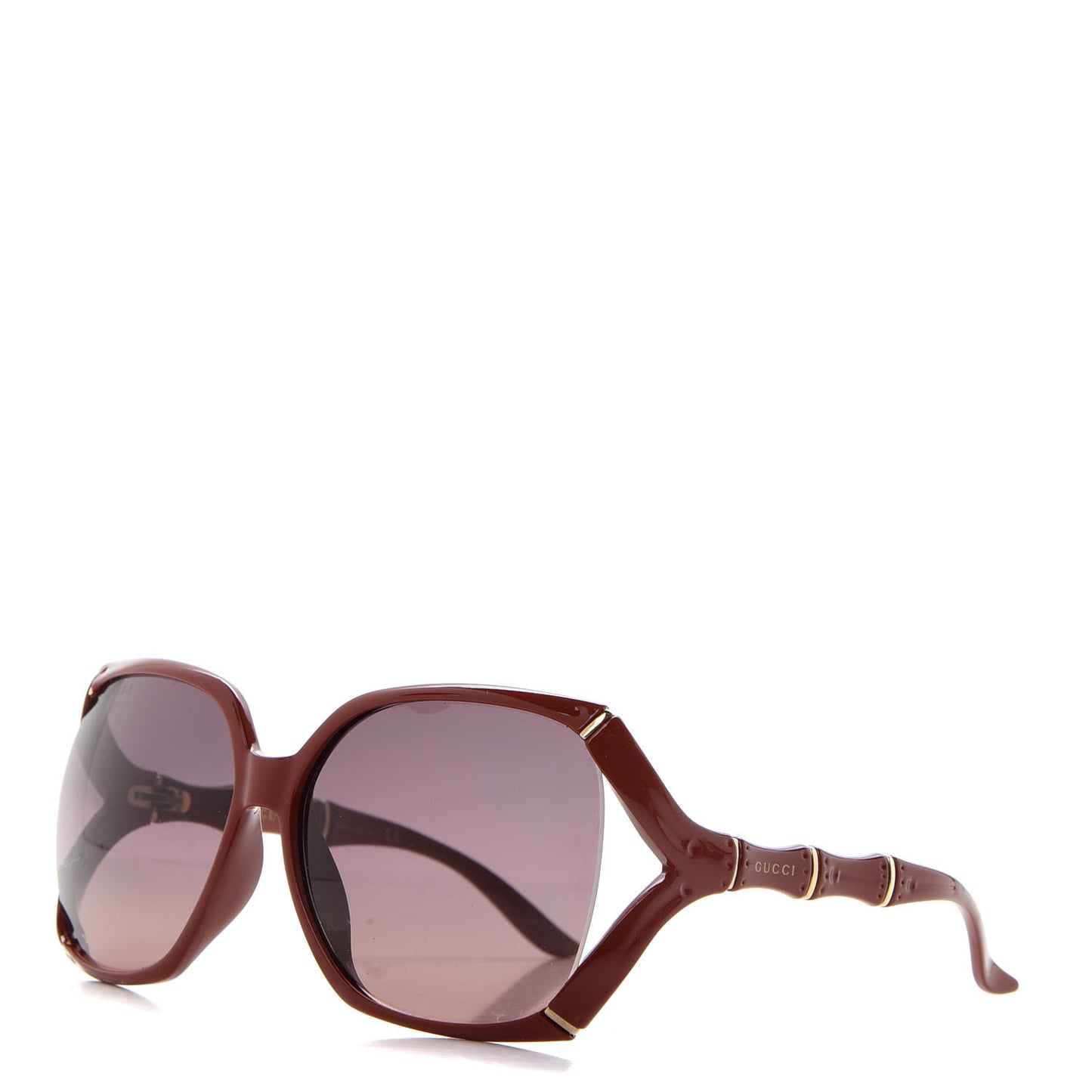 Bamboo Effect Sunglasses GG0505S Red