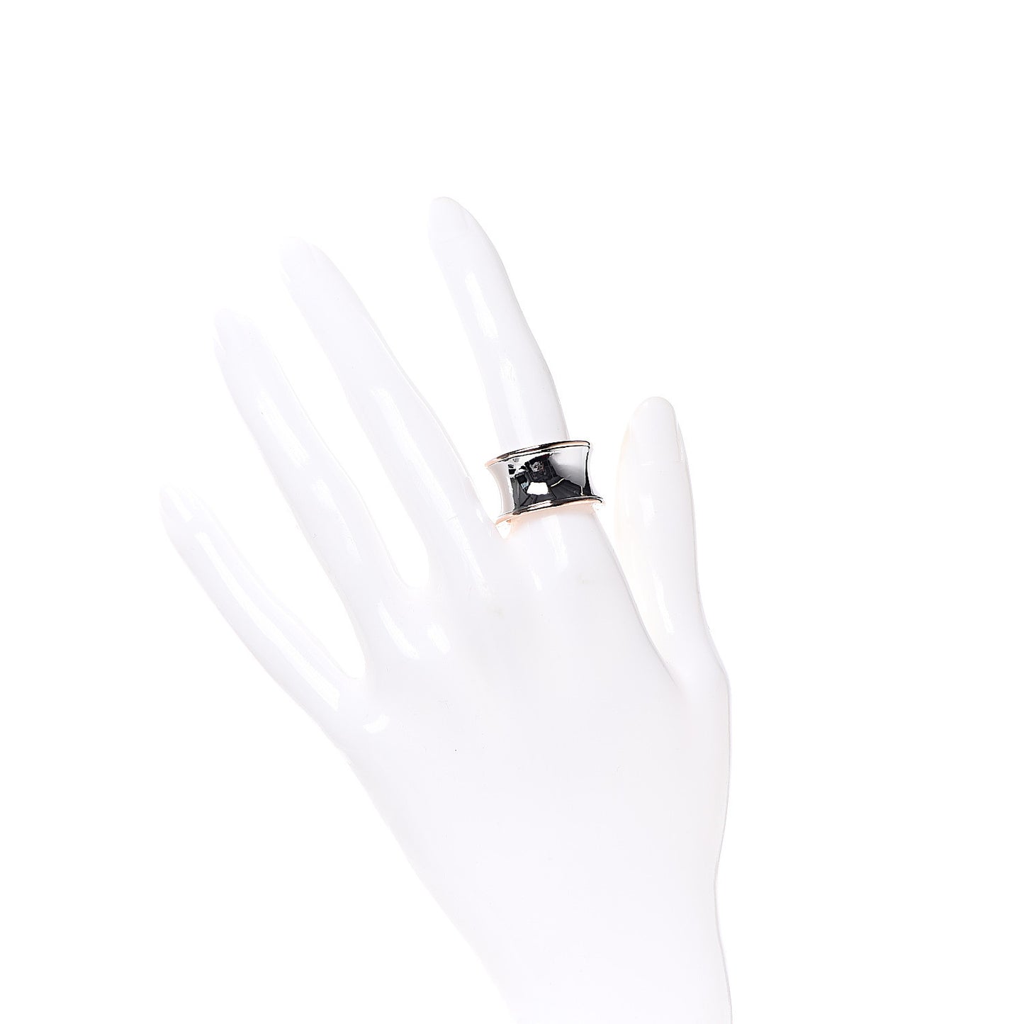 Stainless Steel 18K Rose Gold Anish Kapoor B.Zero1 Ring 54 6.75