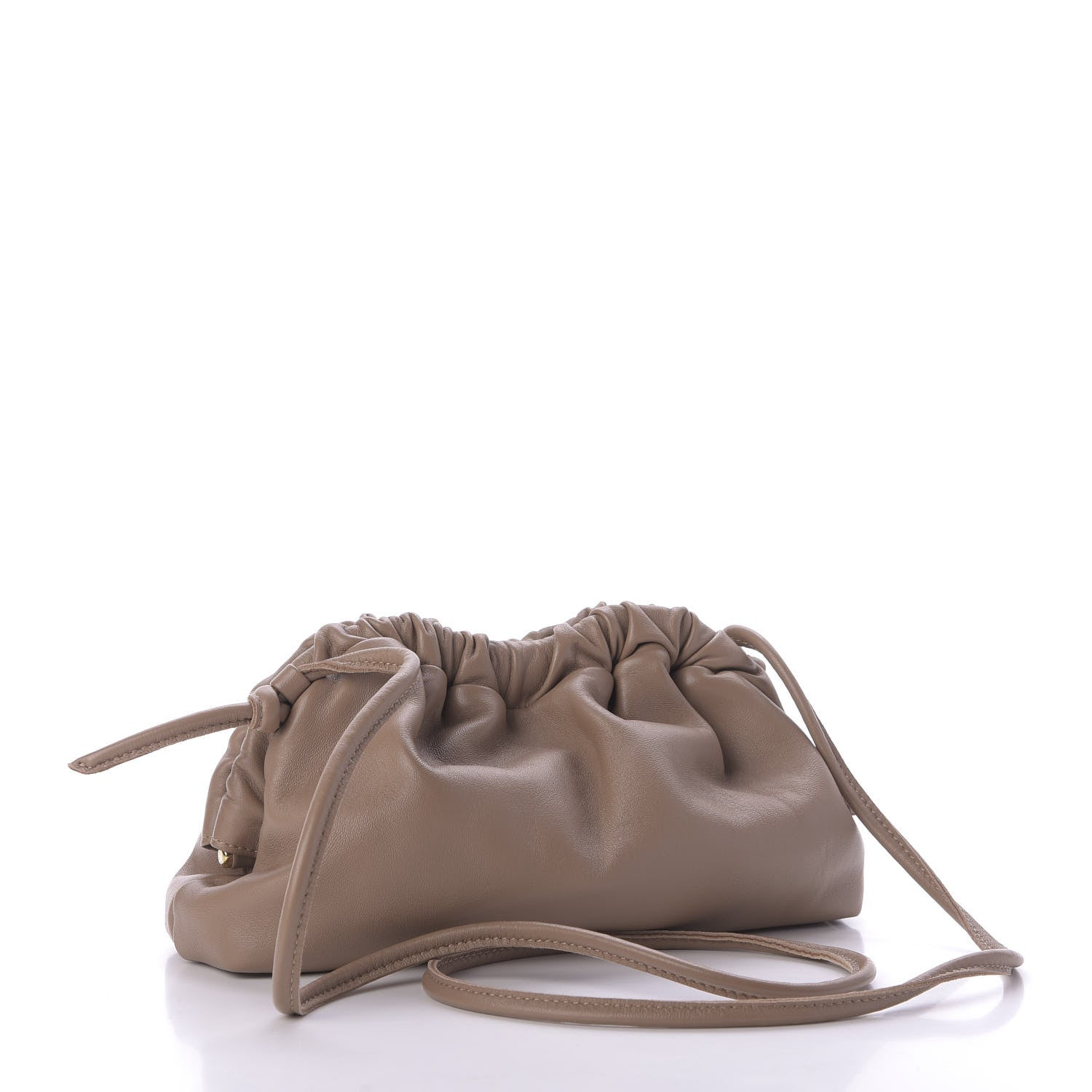 Mansur Gavriel Lambskin Cloud Mini Clutch Biscotto 3 of 8