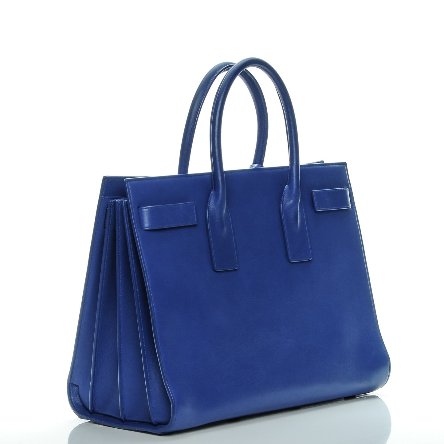 Calfskin Large Sac De Jour Blue