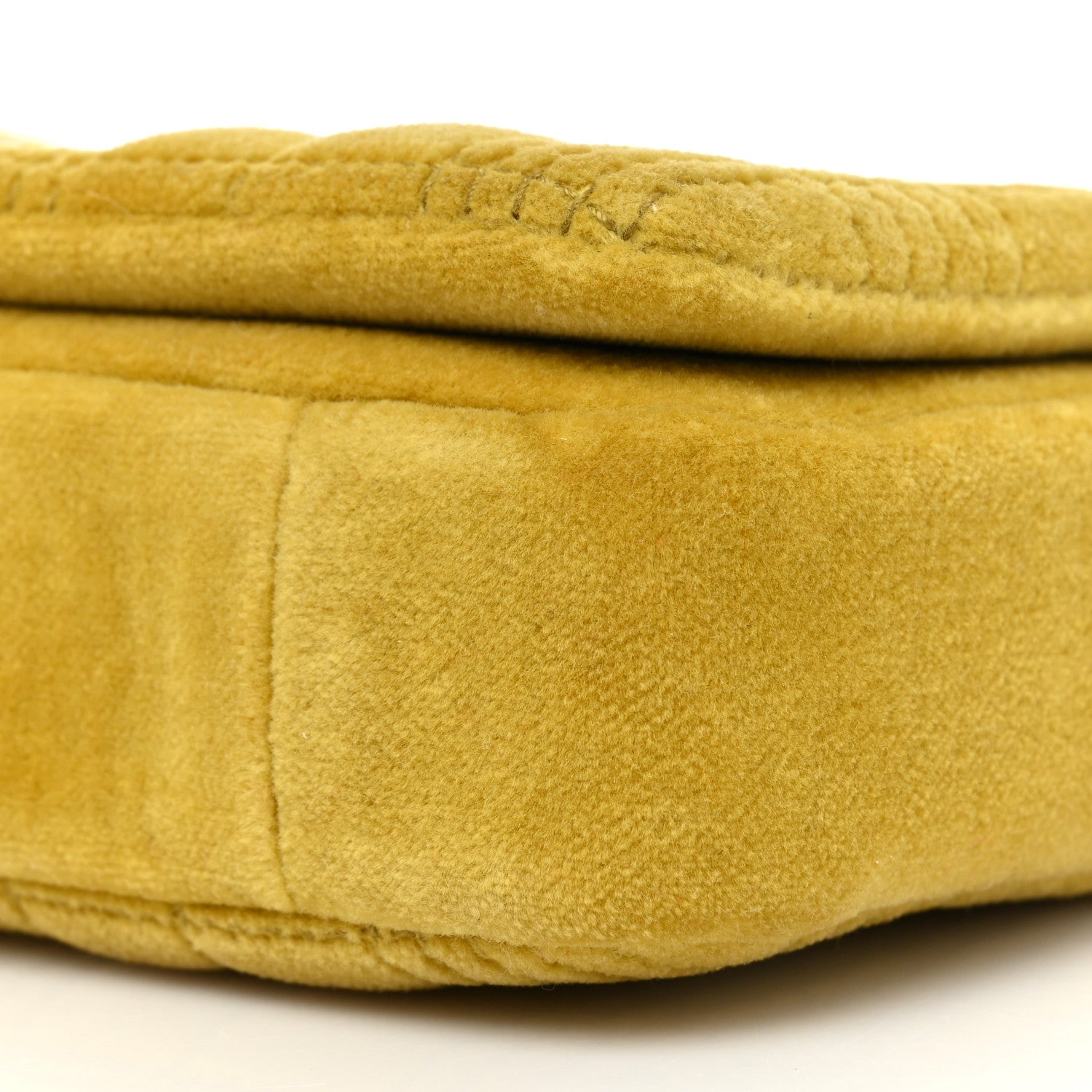 Burberry Velvet Quilted Mini Lola Bag Yellow 8 of 8