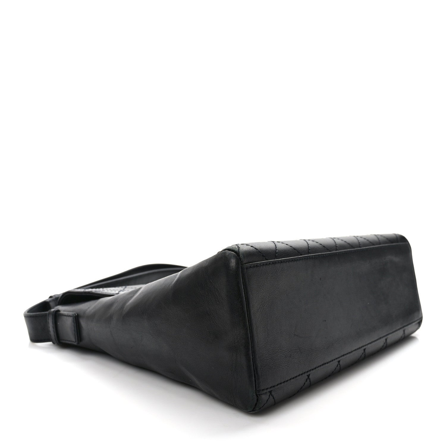 Chanel Lambskin Quilted CC Flap Shoulder Bag So Black 4 of 12