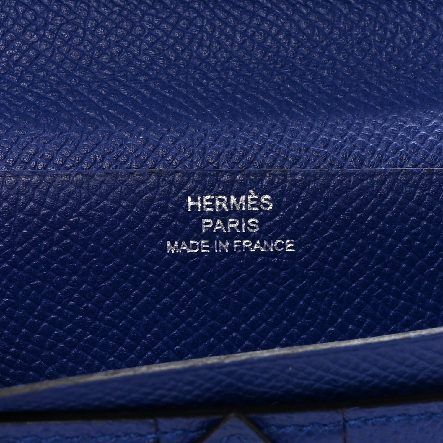 Hermes Epsom Bearn Gusset Wallet Bleu Electrique 6 of 6