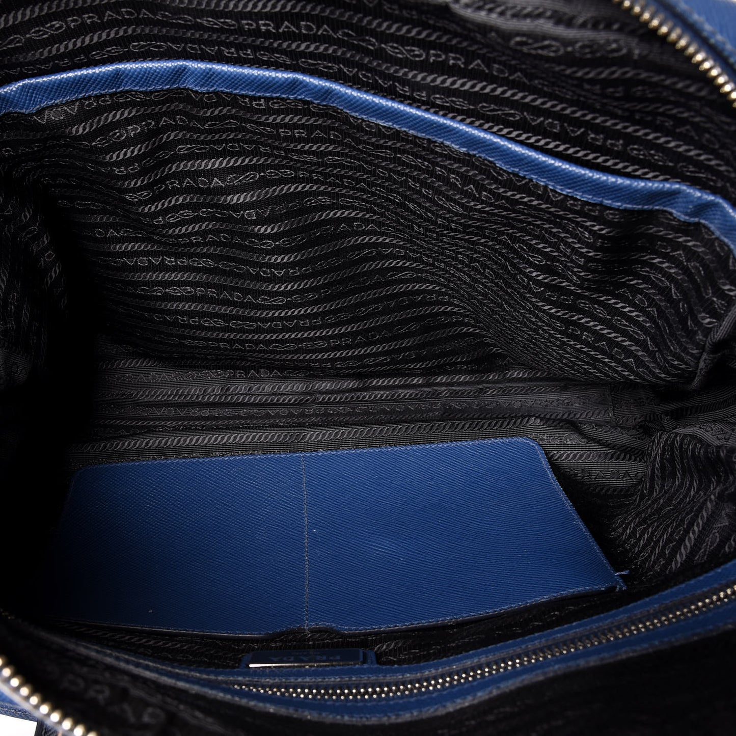Saffiano Travel Briefcase Blue Multicolor