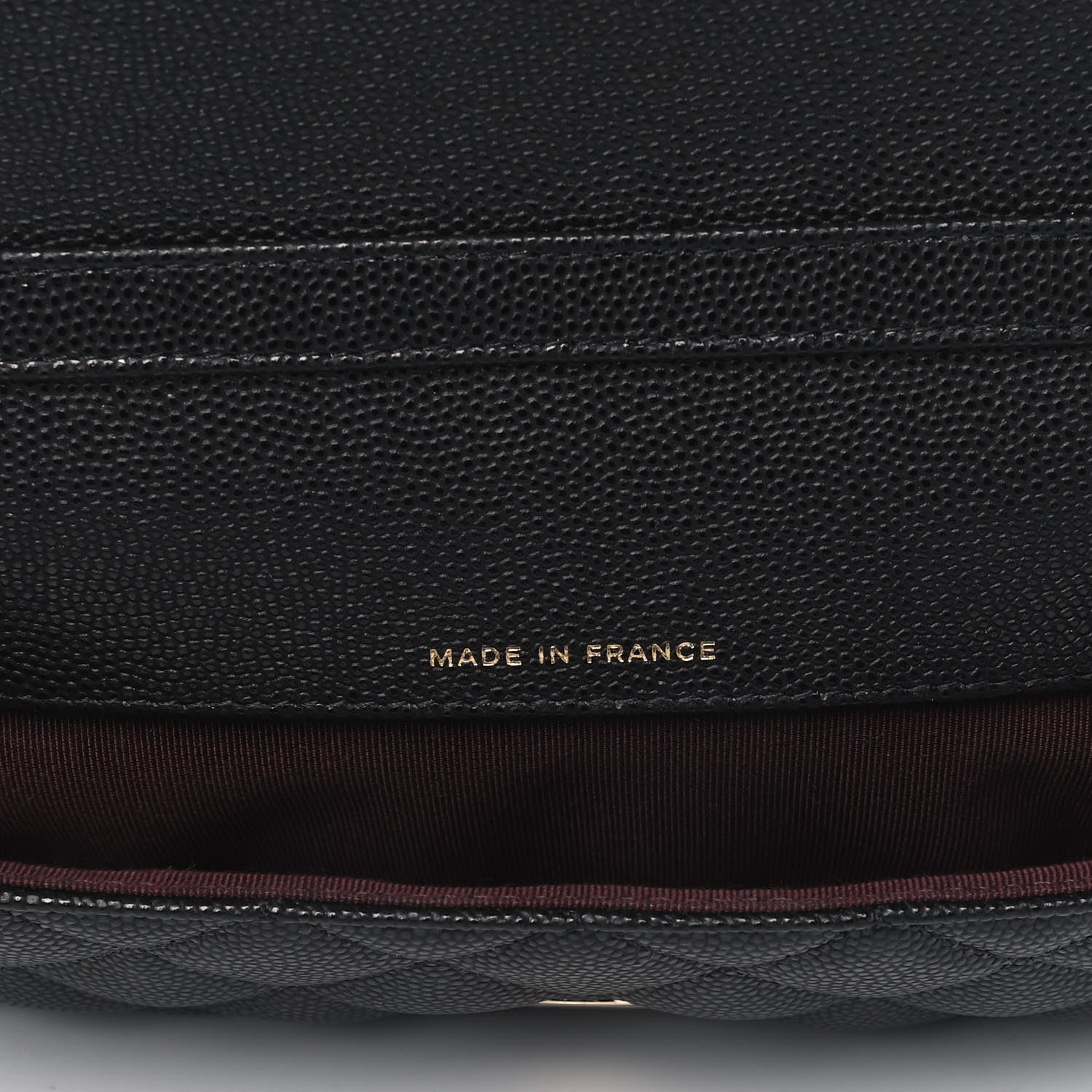 Chanel Caviar Quilted Glasses Case With Chain Black 4 of 4