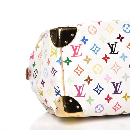 Louis Vuitton Monogram Multicolor Speedy 30 White 5 of 14