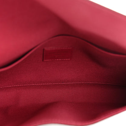 Louis Vuitton Monogram Pochette Felicie Chain Wallet Fuchsia 6 of 10