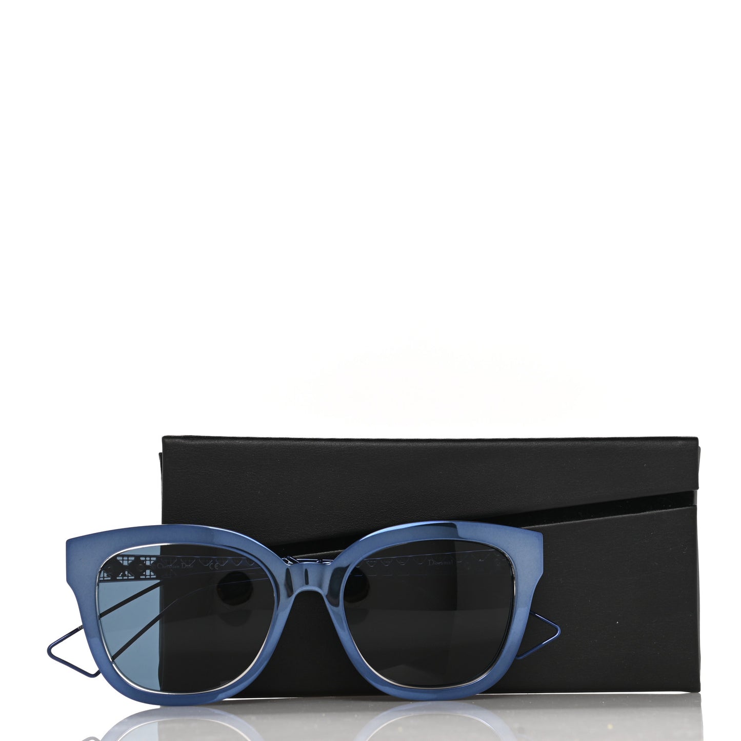 Metal Diorama 1 Sunglasses Blue
