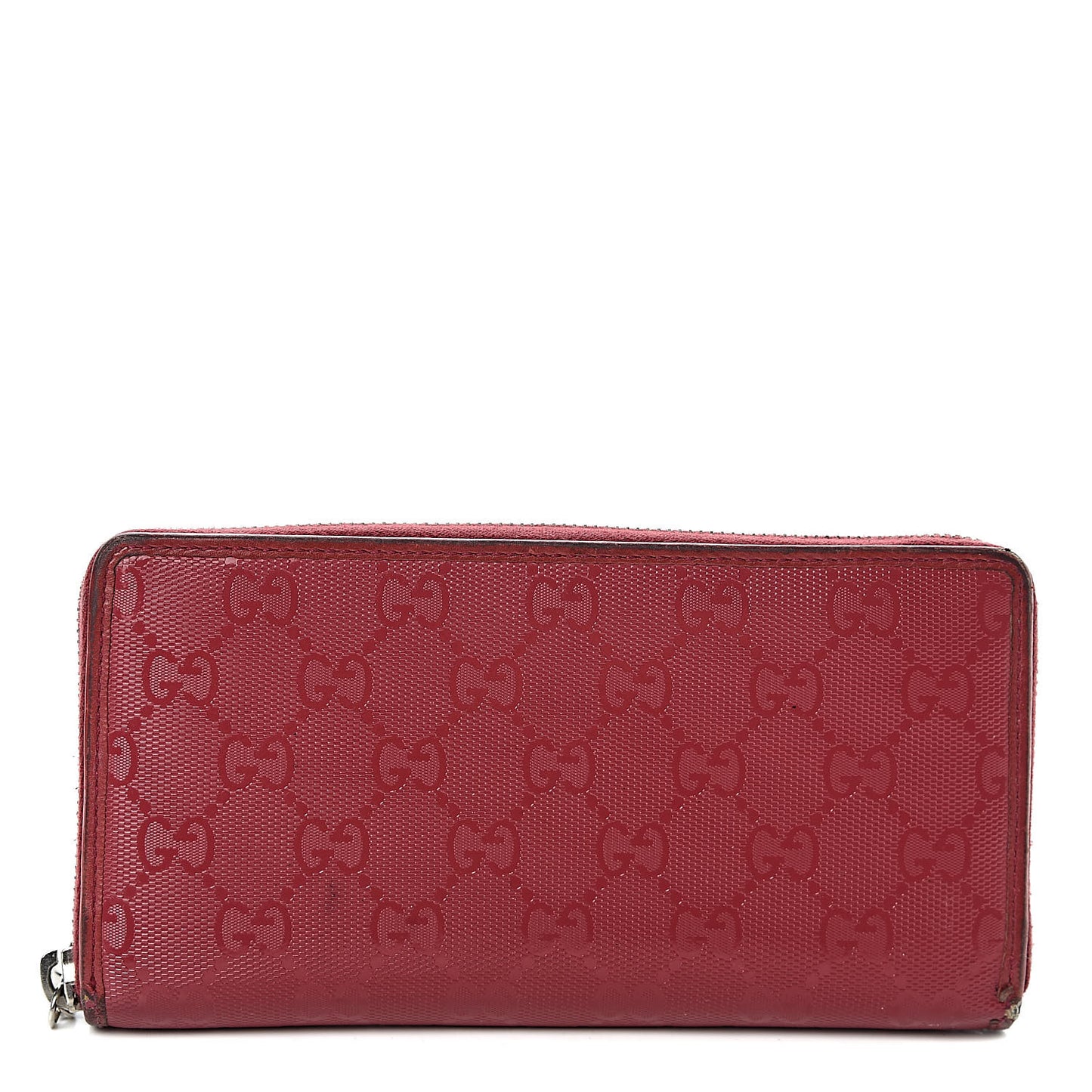 Imprime Monogram GG Pierce Zip Around Wallet Red