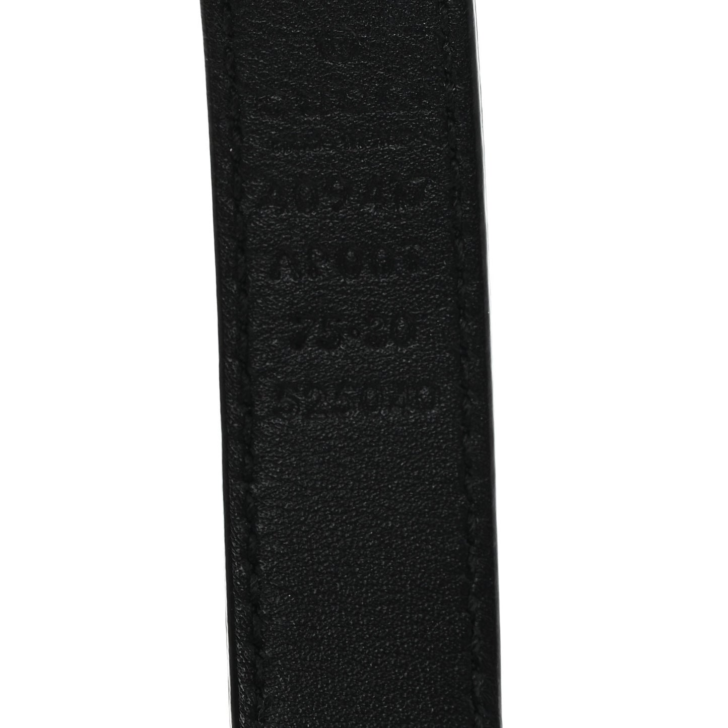 Calfskin Double G 20mm Belt 75 30 Black