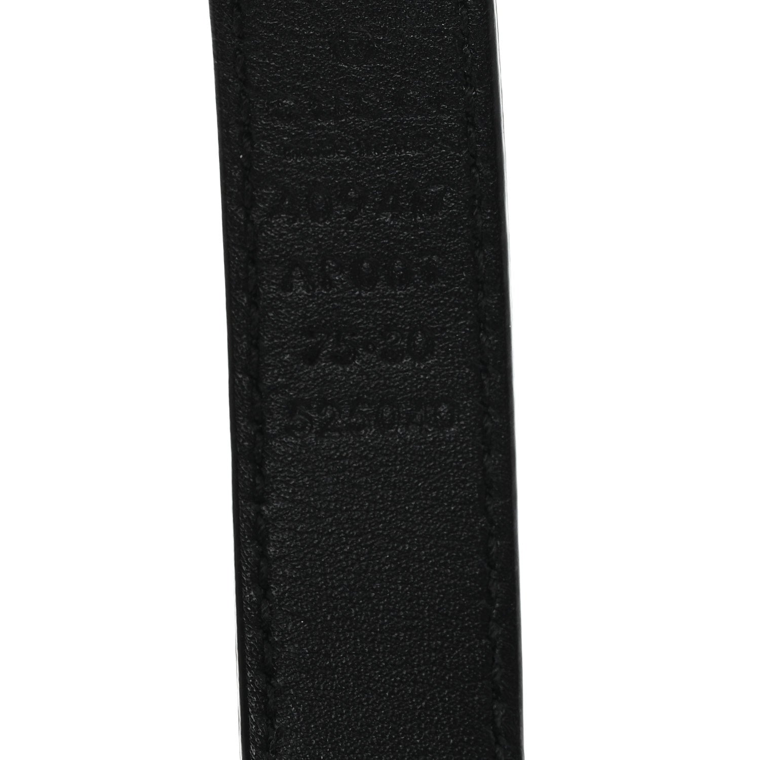Gucci Calfskin Double G 20mm Belt 75 30 Black 3 of 4