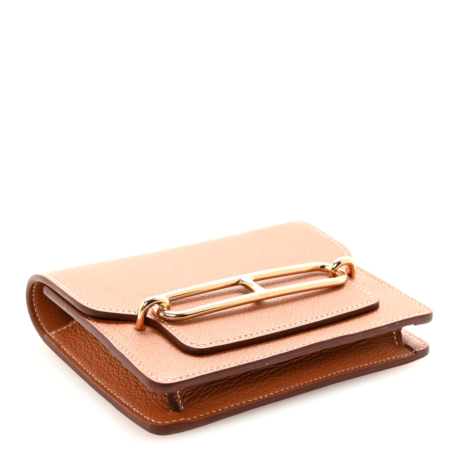Hermes Evercolor Roulis Slim Wallet Gold 5 of 8