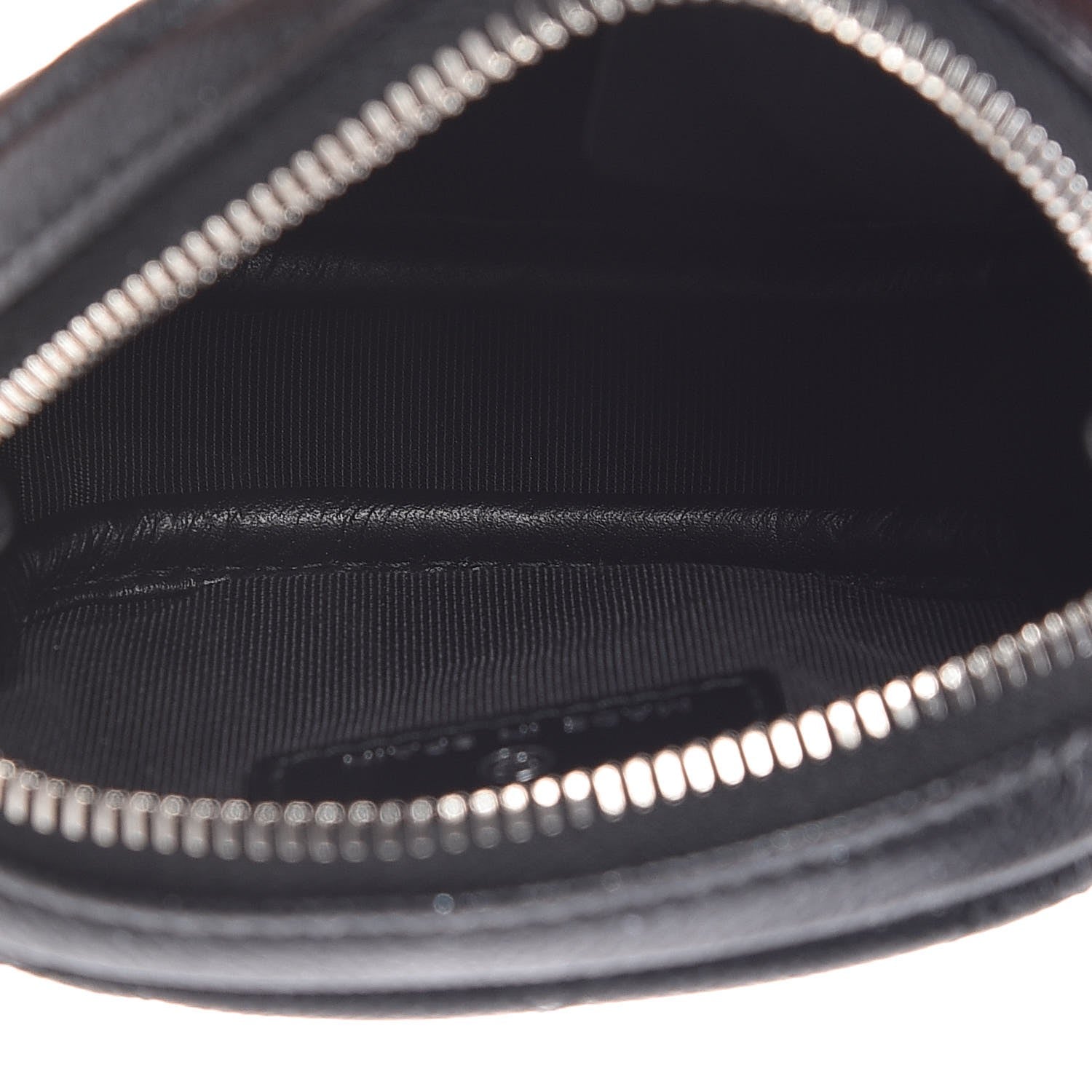 Chanel Caviar Quilted Zip Around Classic Coin Purse Black 7 of 7